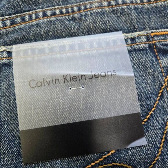 Calvin Klein Jean Shorts high waist rigid short antique size 16 - Picture 14 of 16